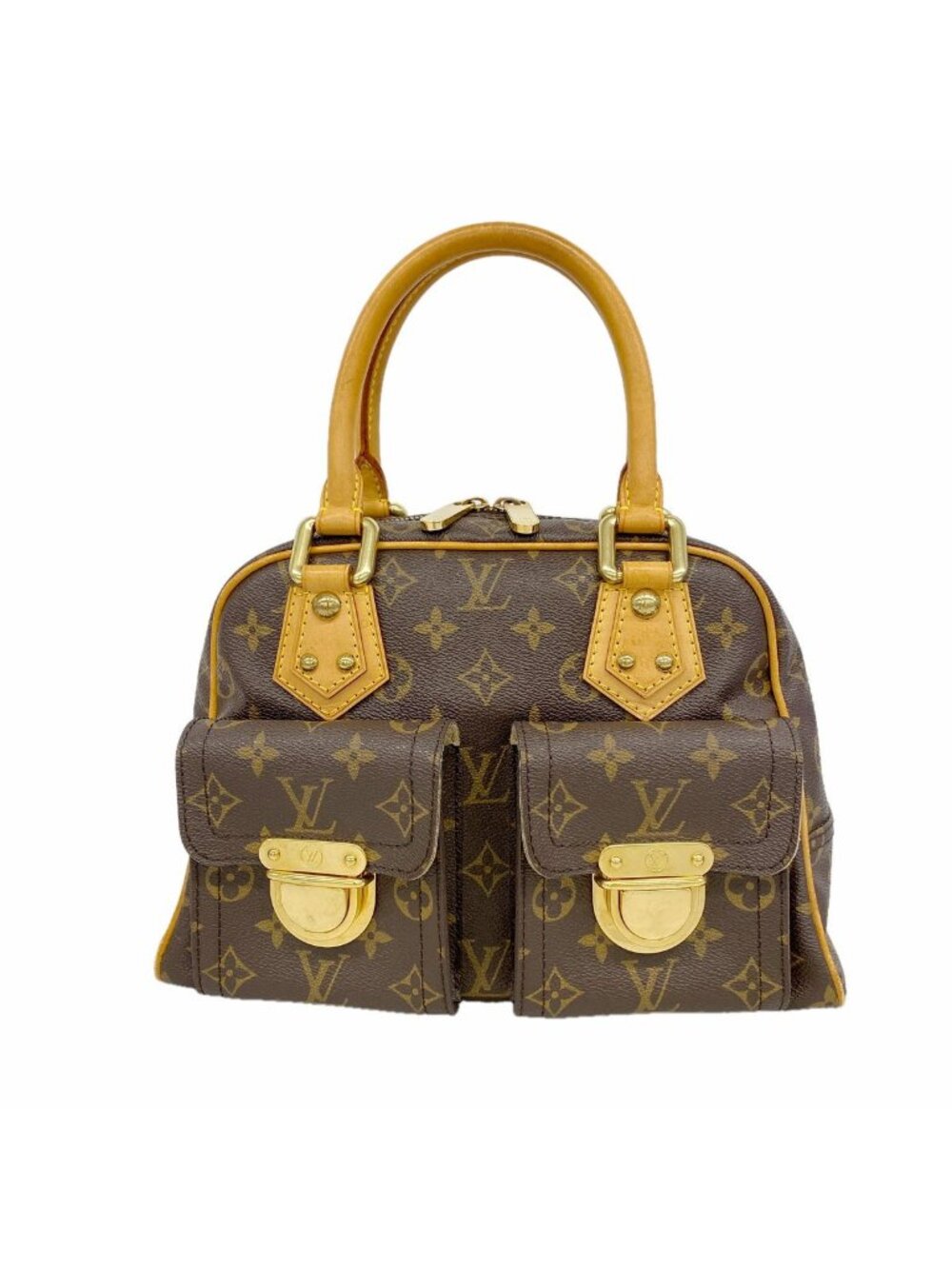 Louis Vuitton Handbag Monogram Manhattan PM Brown